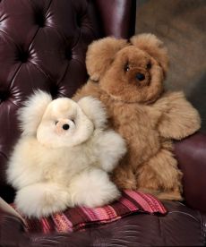 10" Teddy Bear 100% Baby Alpaca Peruvian Link