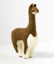 100% Baby Alpaca Figurine - Vicuna, Peruvian Link